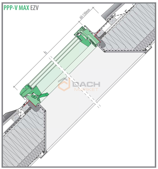 Okno dachowe Fakro PPP-V MAX U41 ACMX